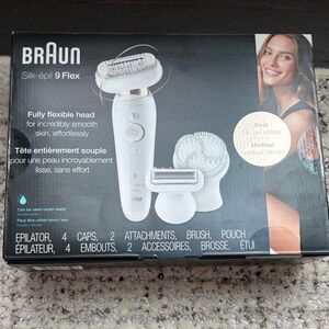 Braun Silk-épil 9 Flex Epilator - Elegant White